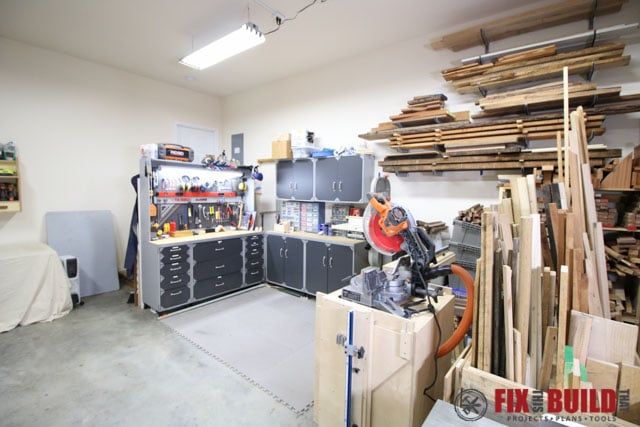 right wall woodshop view