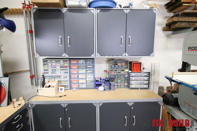 woodshop shop cabinets