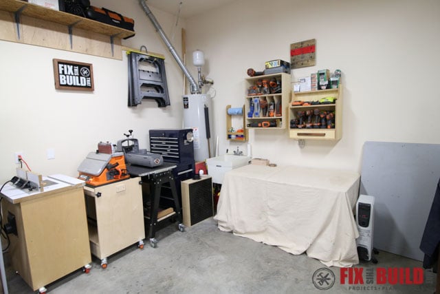 corner of woodshop