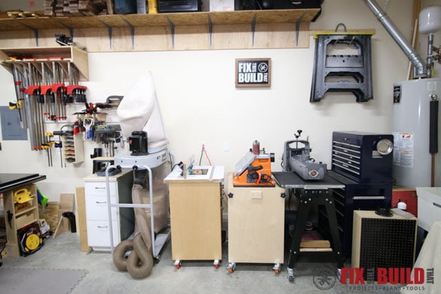 left workshop wall