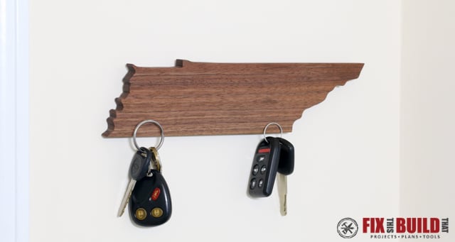DIY Magnetic Key Holder Plans