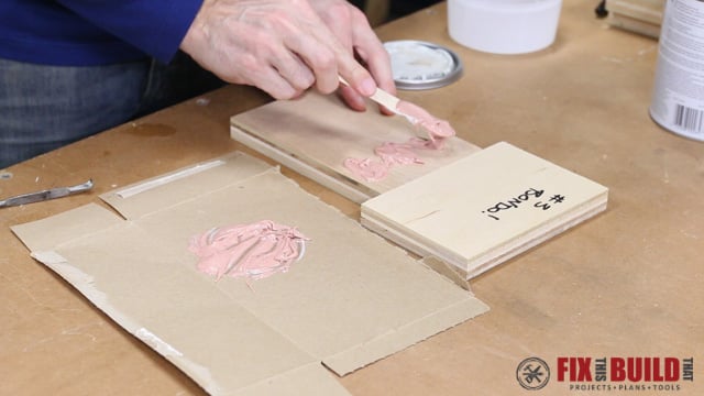 Filling Pocket Holes with Bondo