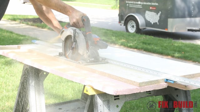 ripping with ridgid 18v circular saw