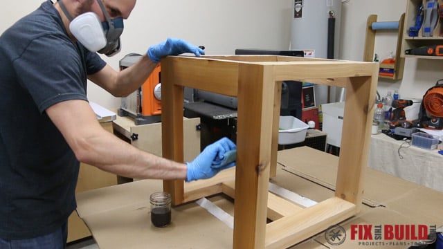 putting helmsman spar urethane on a side table
