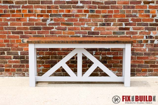 DIY Sofa Table Plans