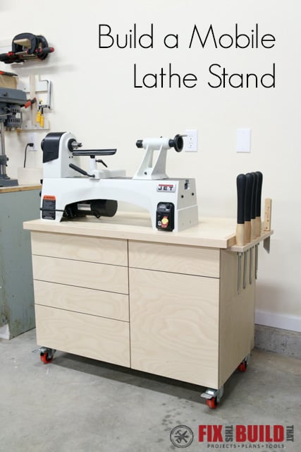 Build a DIY Wood Lathe Stand