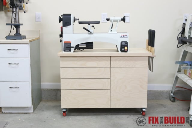 Mobile Wood Lathe Stand Plans
