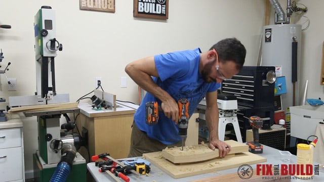 DIY Curved Cutting Board Bent Lamination-10
