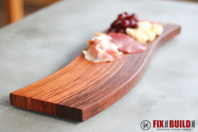 DIY Curved Cutting Board Bent Lamination