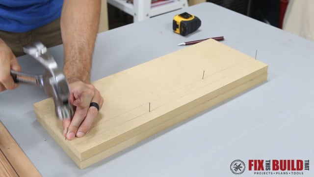 DIY Curved Cutting Board Bent Lamination-7