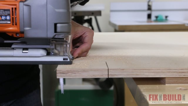 how to cut a toe kick plate on a base cabinet