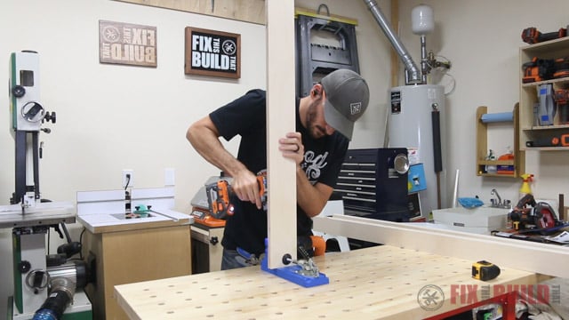 drilling pocket holes with kreg k4 pocket hole jig