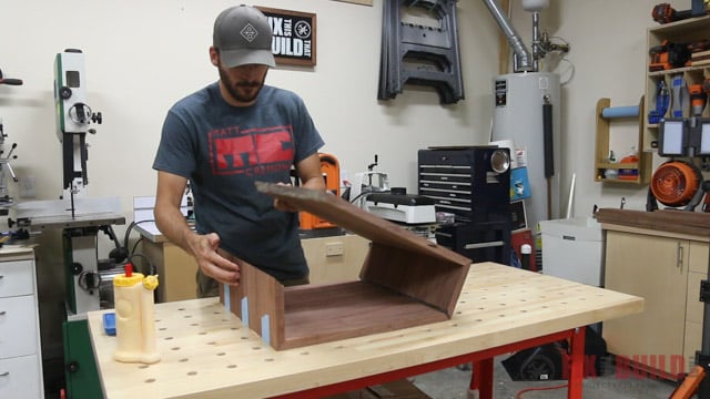 gluing up a mitered box