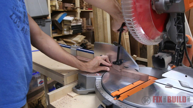 cutting beveled feet on tapered legs