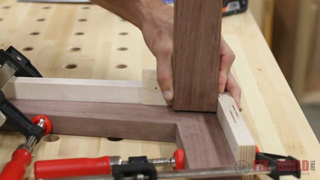 using dowel points to mark a joint