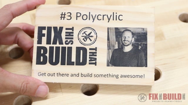Print on Wood with water based polyurethane