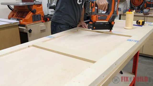 Faux frame and panel divders