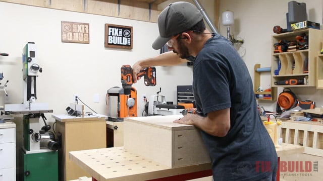 Making drawers for a storage bed