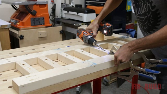assembling a diy daybed