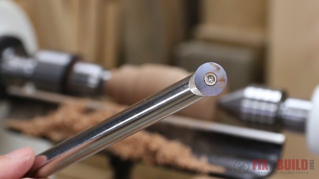 using a round carbide turning tool