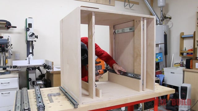how to install full extension drawer slides
