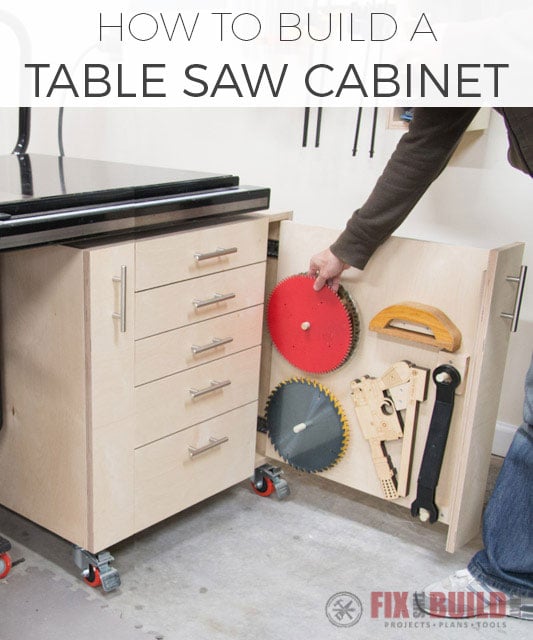 How to Build a Table Saw Cabinet