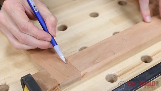 marking dowel joints