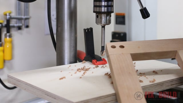 dowel joinery on the drill press