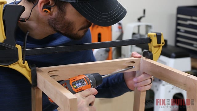 pocket joinery step stool
