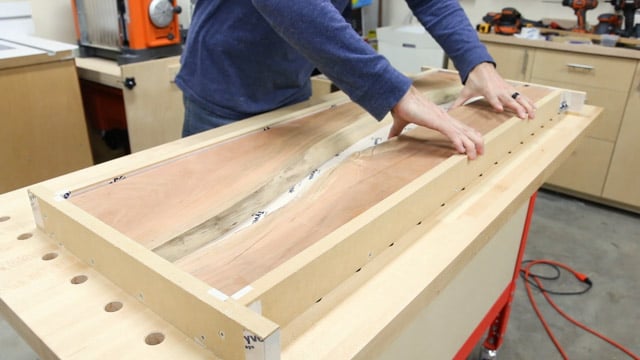 epoxy resin river table form