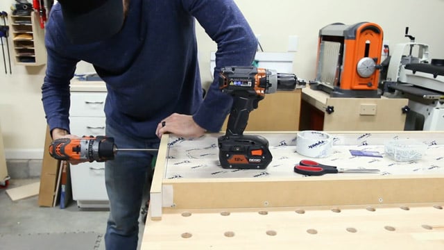 building an epoxy resin river table form