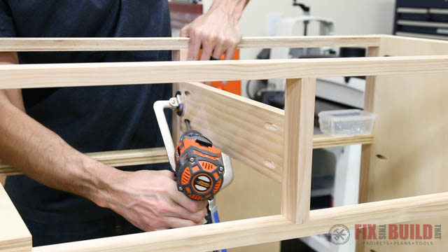 diy dresser center divider