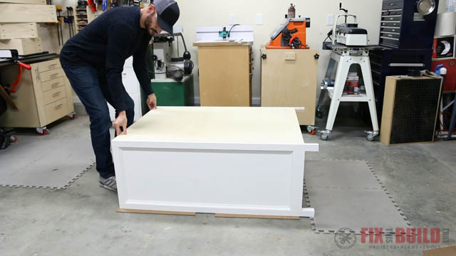 DIY Dresser back panel
