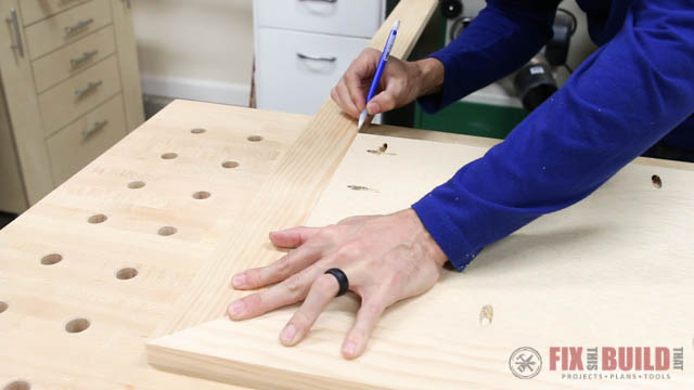 mitered edge on plywood top