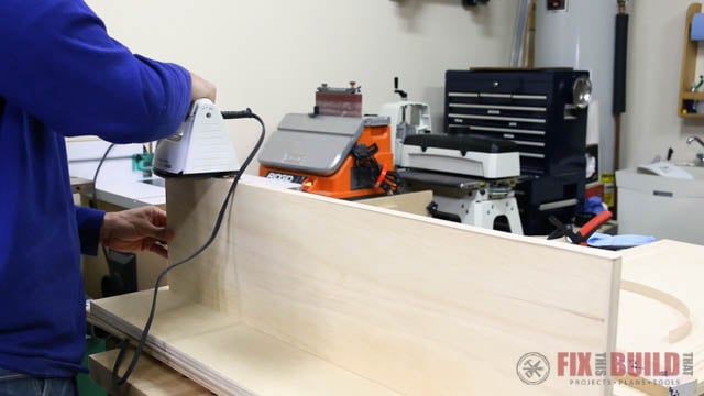 edge banding drawer fronts