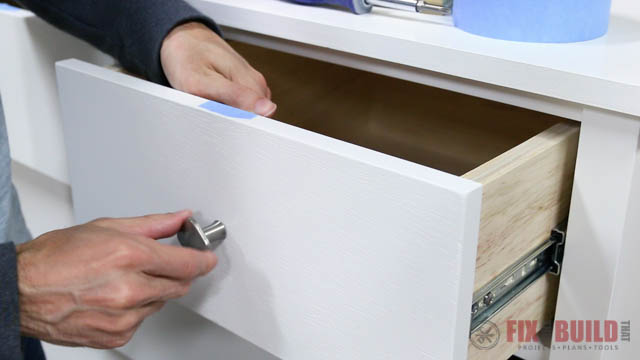 how to install drawer pulls evenly