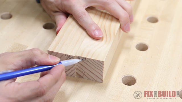 laying out rabbet cuts