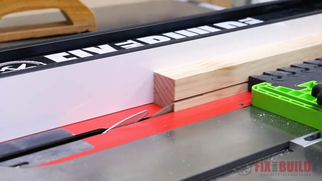 cutting rabbet joint on table saw