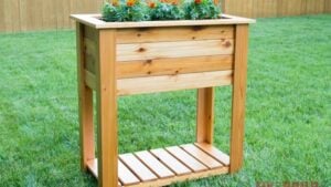 DIY Raised Planter Box