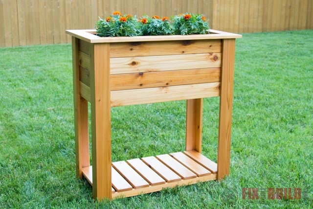 DIY Raised Planter Box