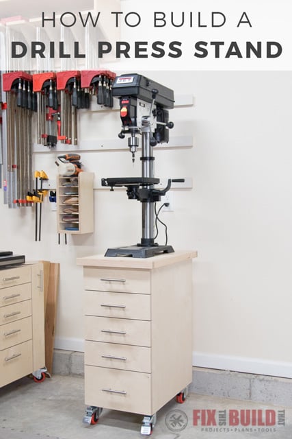 DIY Drill Press Stand Plans