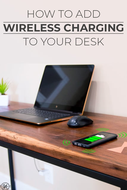 How to Make a Desk with Wireless Charging