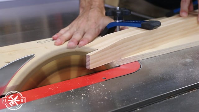 cutting table leg to make tapered leg