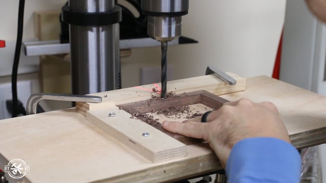 adding hole to walnut frames