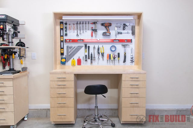 DIY Garage Workbench