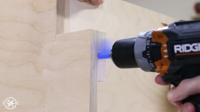 drilling holes for leveling feet