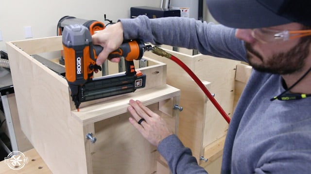 cabinet toe kick install