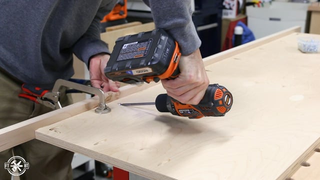 attaching trim to a plywood top