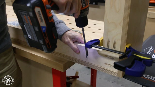 attaching hutch frame