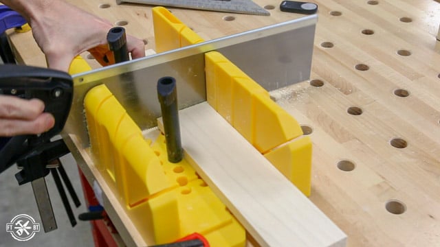 How to use a miter box